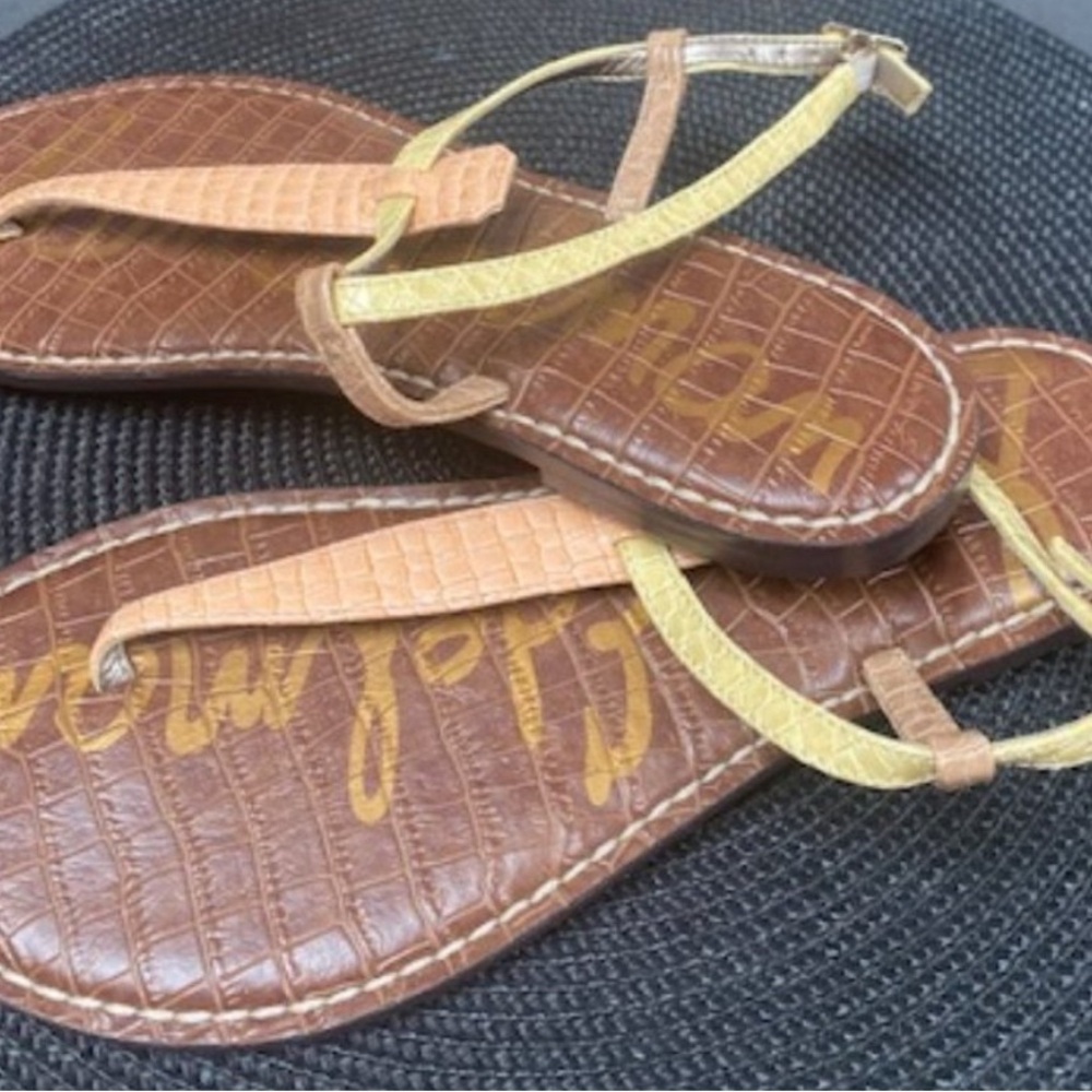 Sam Edelman Sandals Tri Color New - Picture 3 of 6